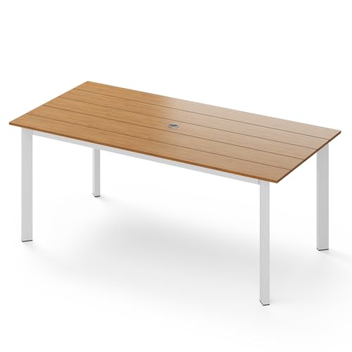 Oasbira 67"*32.3"*29.5" Patio Dining Table