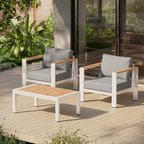 Oasbira Aluminum Outdoor Sofa Bistro Set